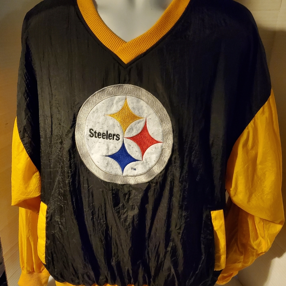 Pittsburgh Steelers Windbreaker pullover jacket Unique Sports Generations SizeXL